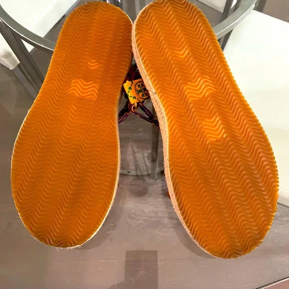 Tory Burch Purple, Yellow, and Green Sandals - Picture 6 of 6